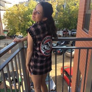 Wisconsin Tailgate Flannel Vest